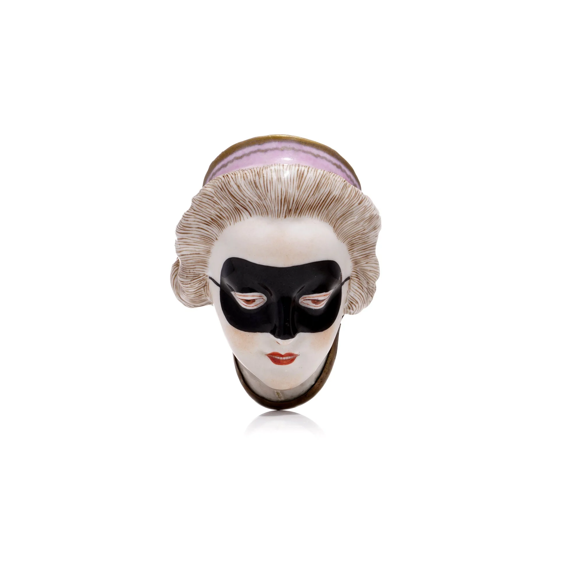 磁器-Porcelain An exceptional gilt-bronze mounted Meissen porcelain nine